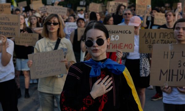 Ucrânia vive a maior onda de protestos desde o início da guerra contra a Rússia