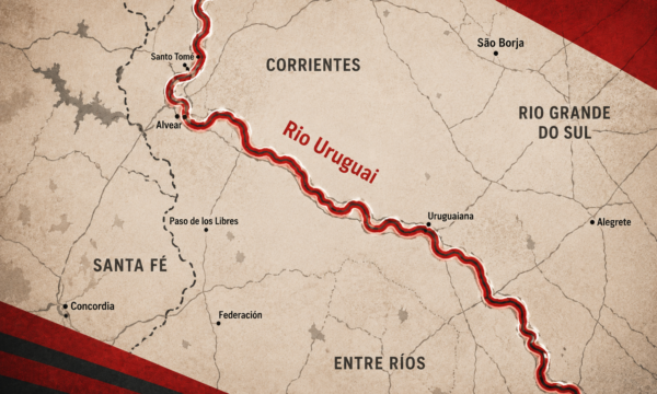 Defesa Civil emite alerta de inundação no Rio Uruguai e aponta risco muito alto para São Borja