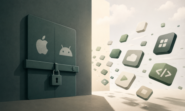 O vibe coding é ruim para a Apple e o Google?