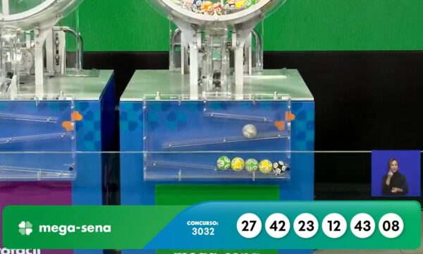Mega-Sena, concurso 3032: confira os números sorteados
