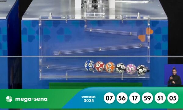 Mega-Sena, concurso 3035: confira os números sorteados