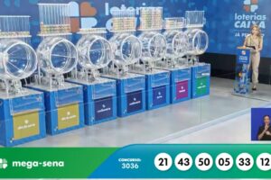 Mega-Sena, concurso 3036: confira os números sorteados
