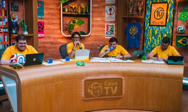 EXCLUSIVO: CazéTV chega a 118 milhões de contas na Copa e cresce 114%
