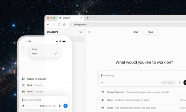 OpenAI lança ChatGPT Work, agente de IA criado para fazer suas tarefas do trabalho