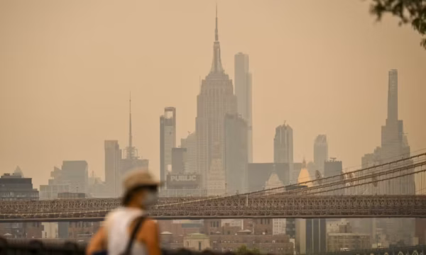 Incêndios florestais no Canadá agravam poluição do ar nos EUA e impact