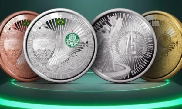 Palmeiras lança moeda de R$ 75 mil sobre título intercontinental de 19