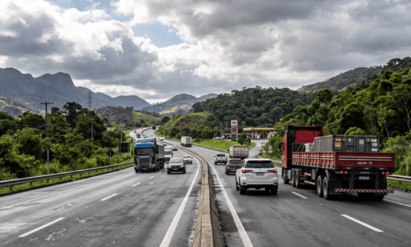 Frete rodoviário cai 2,7% em julho com redução do preço do diesel
