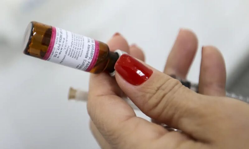 Paulistanos enfrentam filas para vacinação contra sarampo no primeiro sábado de campanha