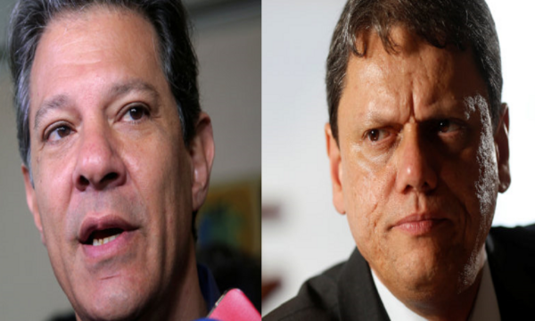 Tarcísio lidera contra Haddad nos cenários de 1º e 2º turnos ao govern
