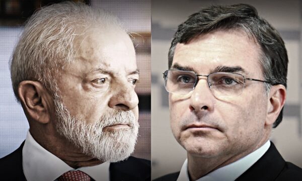 Pesquisa para presidente Vox: diferença entre Lula e Flávio Bolsonaro cai 7 pontos no 1º turno