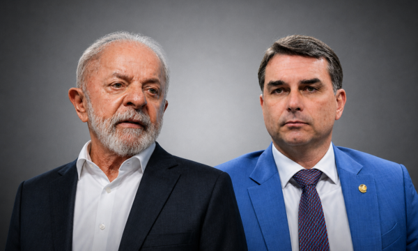 PoderData/Aya: Flávio Bolsonaro cresce e empata com Lula no 2º turno