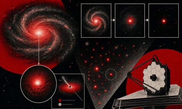 Webb pode ter descoberto destino dos misteriosos ‘pontinhos vermelhos’ do Universo