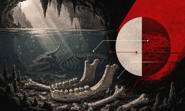 Ossos encontrados em cavernas submersas podem desvendar mistério de gigantes extintos