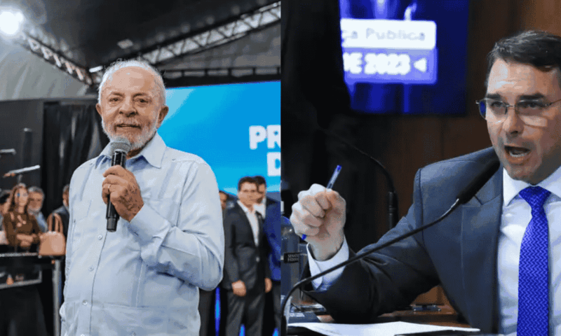 Lula e Flávio Bolsonaro empatam em pesquisa Datafolha