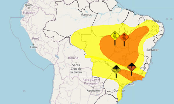Inmet emite alertas de tempestade para 10 estados; veja áreas afetadas