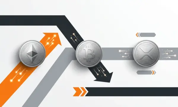 Divergência nos ETFs opõe Ethereum, Bitcoin e XRP