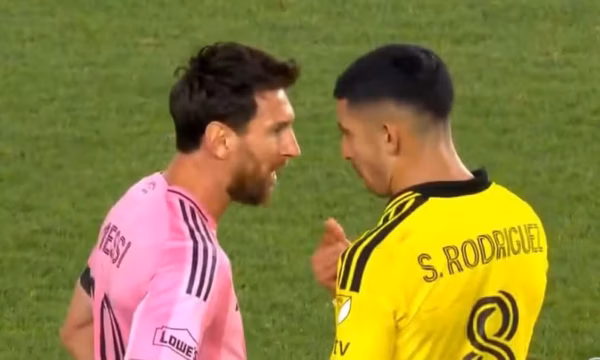 Messi discute com ex-Botafogo nos EUA: ‘Babaca’