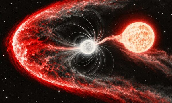‘Algo nunca visto’: estrela morta produz onda de choque que desafia astrônomos