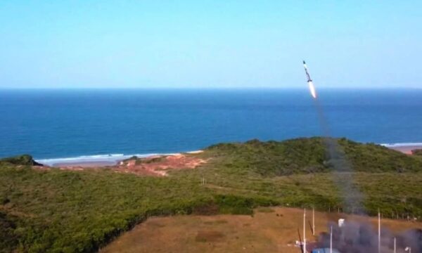 Empresa divulga vídeo de foguete sul-coreano lançado no Maranhão; assi
