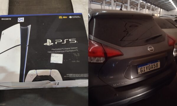 Leilão da Receita tem PlayStation 5 por R$ 554 e Nissan Kicks por R$ 2