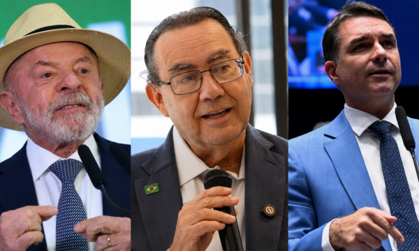 Futura: Lula tem 38,7%, Flávio Bolsonaro, 33,6%, e Augusto Cury 9,9% no primeiro turno