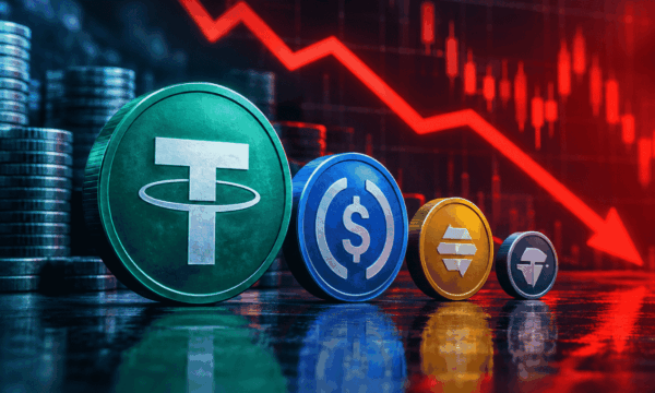Stablecoins recuam pela primeira vez desde 2023, mas este setor cresce