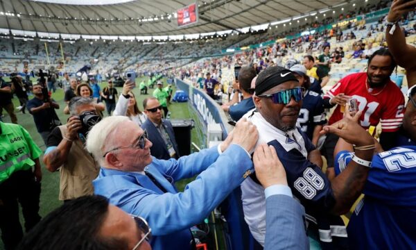 ‘Nunca imaginei jogar no Brasil’, diz dono do Dallas Cowboys da NFL