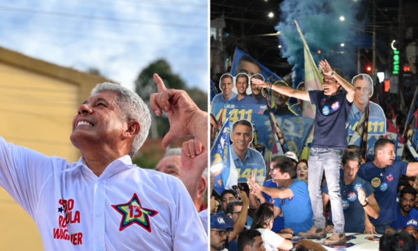 Jerônimo faz maratona no interior e ACM Neto aposta em carreatas na vé